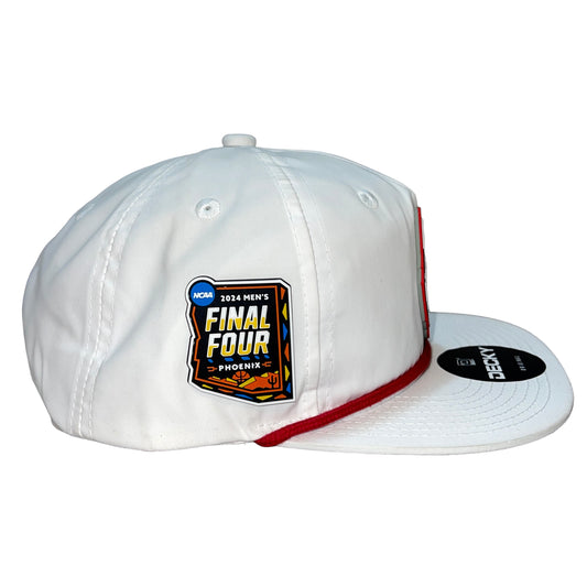 UConn Huskies 2024 Final Four 3D Classic Rope Hat- White/ Red