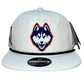 UConn Huskies 2024 Final Four 3D Classic Rope Hat- White/ Black