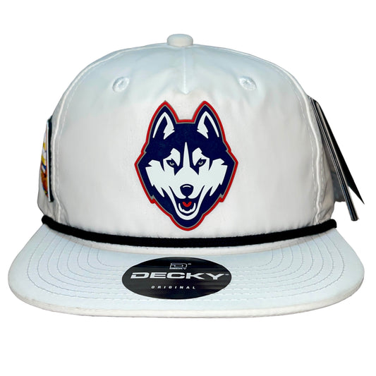 UConn Huskies 2024 Final Four 3D Classic Rope Hat- White/ Black