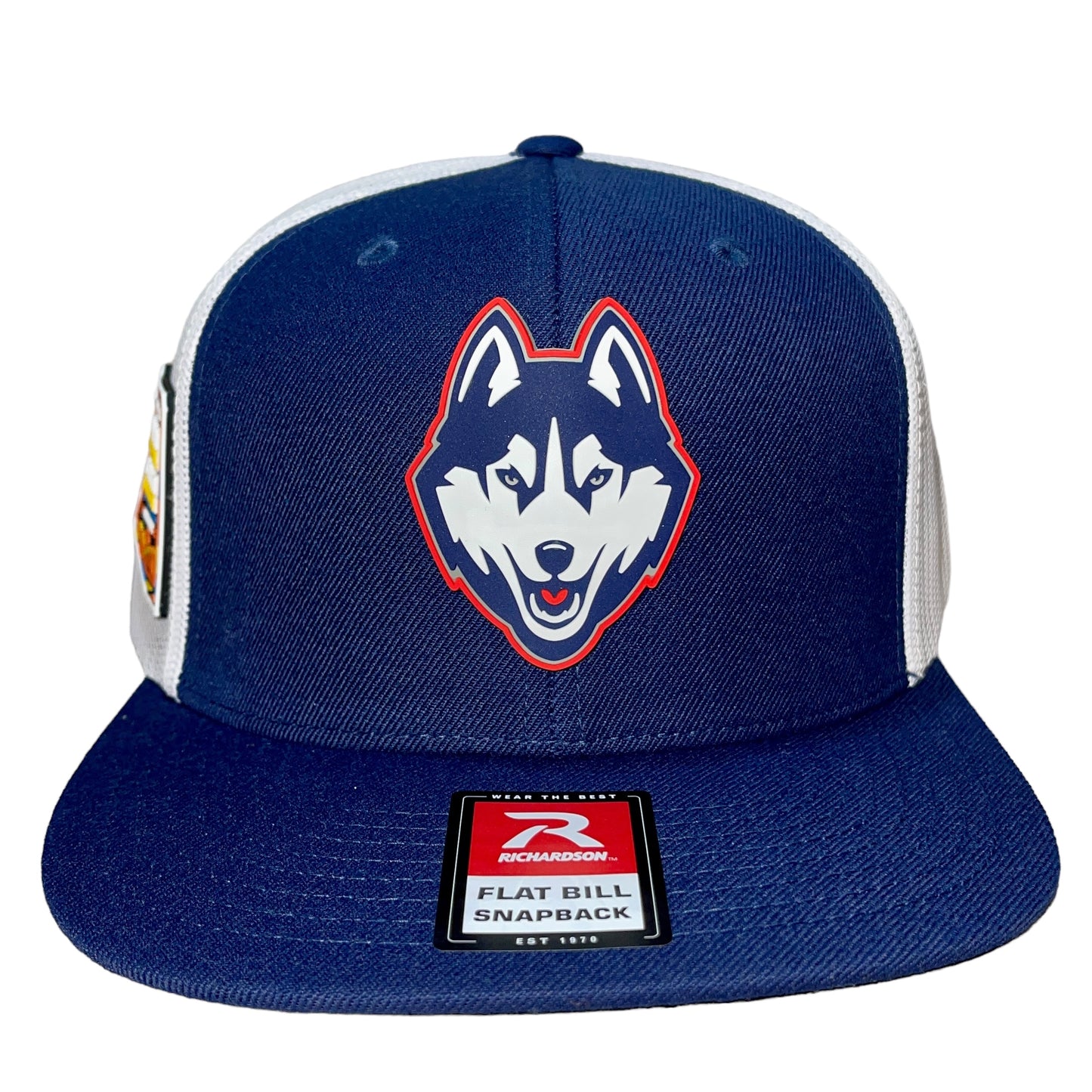 UConn Huskies 2024 Final Four 3D Wool Blend Flat Bill Hat- Navy/ White