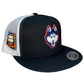 UConn Huskies 2024 Final Four 3D YP Snapback Flat Bill Trucker Hat- Black/ White