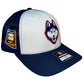 UConn Huskies 2024 Final Four 3D Snapback Trucker Hat- White/ Navy