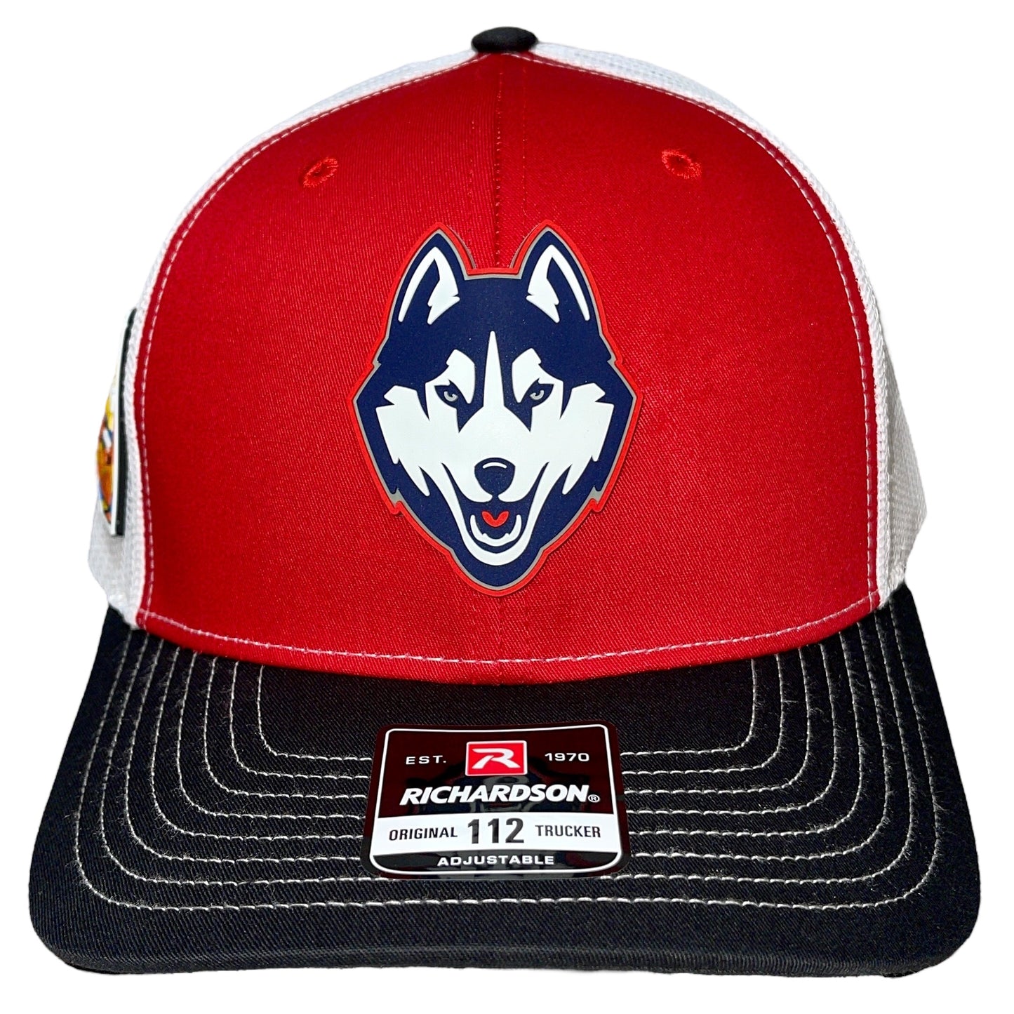 UConn Huskies 2024 Final Four 3D Snapback Trucker Hat- Red/ White/ Black