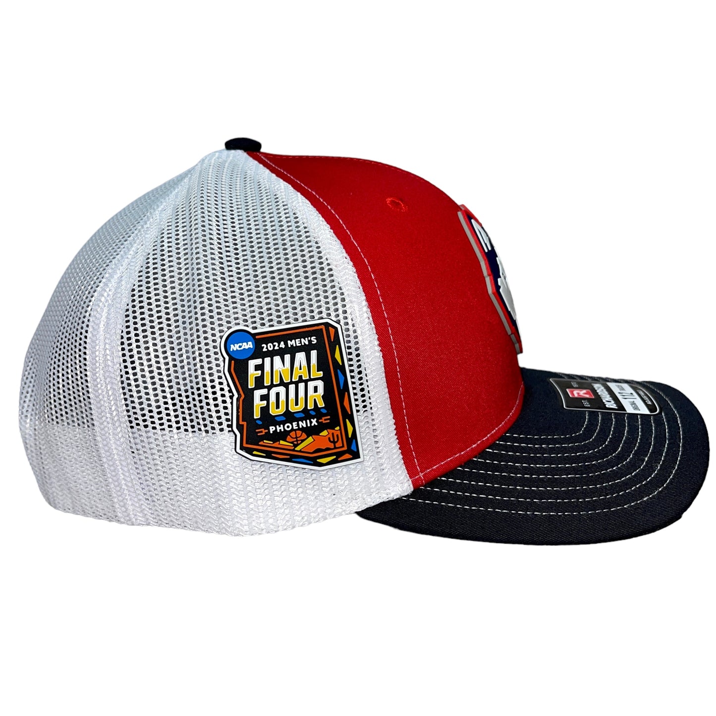 UConn Huskies 2024 Final Four 3D Snapback Trucker Hat- Red/ White/ Black