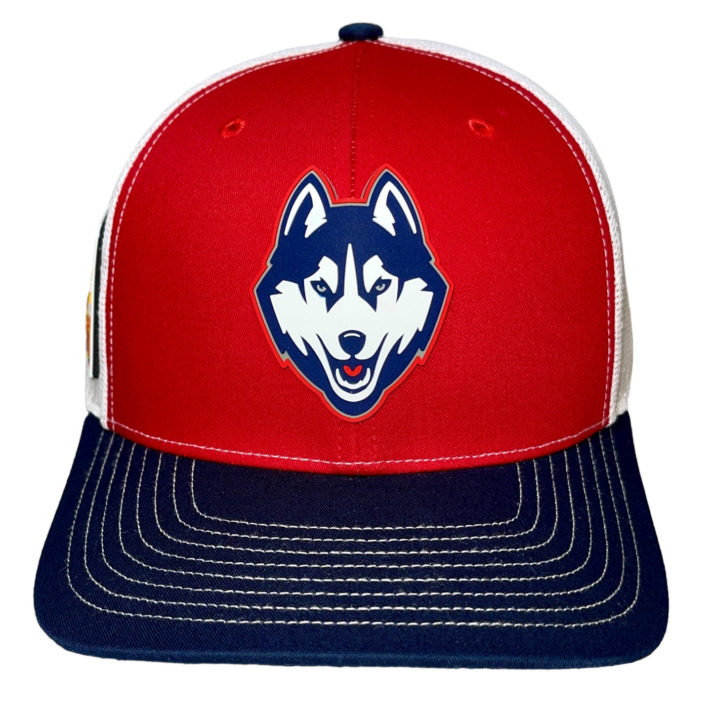 UConn Huskies 2024 Final Four 3D Snapback Trucker Hat- Red/ White/ Navy