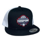 UConn Huskies 2024 NCAA Men's Basketball National Champions 3D YP Snapback Flat Bill Hat- Black/ White