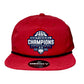 UConn Huskies 2024 NCAA Men's Basketball National Champions 3D Classic Rope Hat- Red/ Black