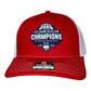 UConn Huskies 2024 NCAA Men's Basketball National Champions Snapback Trucker Hat- Red/ White