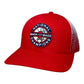 UConn Huskies Back-To-Back NCAA Men's Basketball National Champions 3D Snapback Trucker Hat- Red Fade