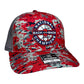 UConn Huskies Back-To-Back NCAA Men's Basketball National Champions 3D Snapback Trucker Hat- Red Digital Camo