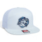 UNC Tar Heels 3D Snapback Seven-Panel Flat Bill Trucker Hat- White