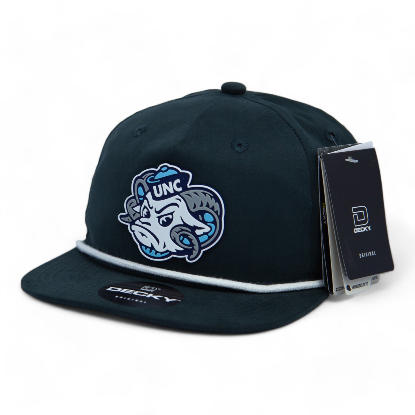 UNC Tar Heels 3D Classic Rope Hat- Charcoal/ White