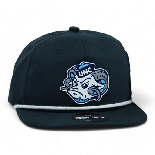 UNC Tar Heels 3D Classic Rope Hat- Charcoal/ White