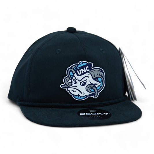 UNC Tar Heels 3D Classic Rope Hat- Charcoal