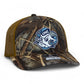 UNC Tar Heels 3D Snapback Trucker Hat- Realtree Max 7/ Buck