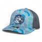 UNC Tar Heels 3D Snapback Trucker Hat- Saltwater Duck Camo/ Charcoal