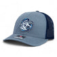 UNC Tar Heels 3D Snapback Trucker Hat- Heather Grey/ Navy