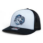 UNC Tar Heels 3D Snapback Trucker Hat- White/ Black