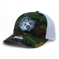 UNC Tar Heels 3D Snapback Trucker Hat- Army Camo/ White