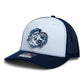 UNC Tar Heels 3D Snapback Trucker Hat- White/ Navy