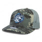 UNC Tar Heels 3D Snapback Trucker Hat- Military Digital Camo