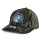 UNC Tar Heels 3D Snapback Trucker Hat- Mossy Oak Bottomland/ Loden