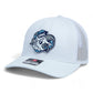 UNC Tar Heels 3D Snapback Trucker Hat- White