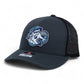 UNC Tar Heels 3D Snapback Trucker Hat- Charcoal/ Black