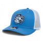 UNC Tar Heels 3D Snapback Trucker Hat- Columbia Blue/ White