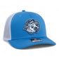 UNC Tar Heels 3D Snapback Trucker Hat- Columbia Blue/ White