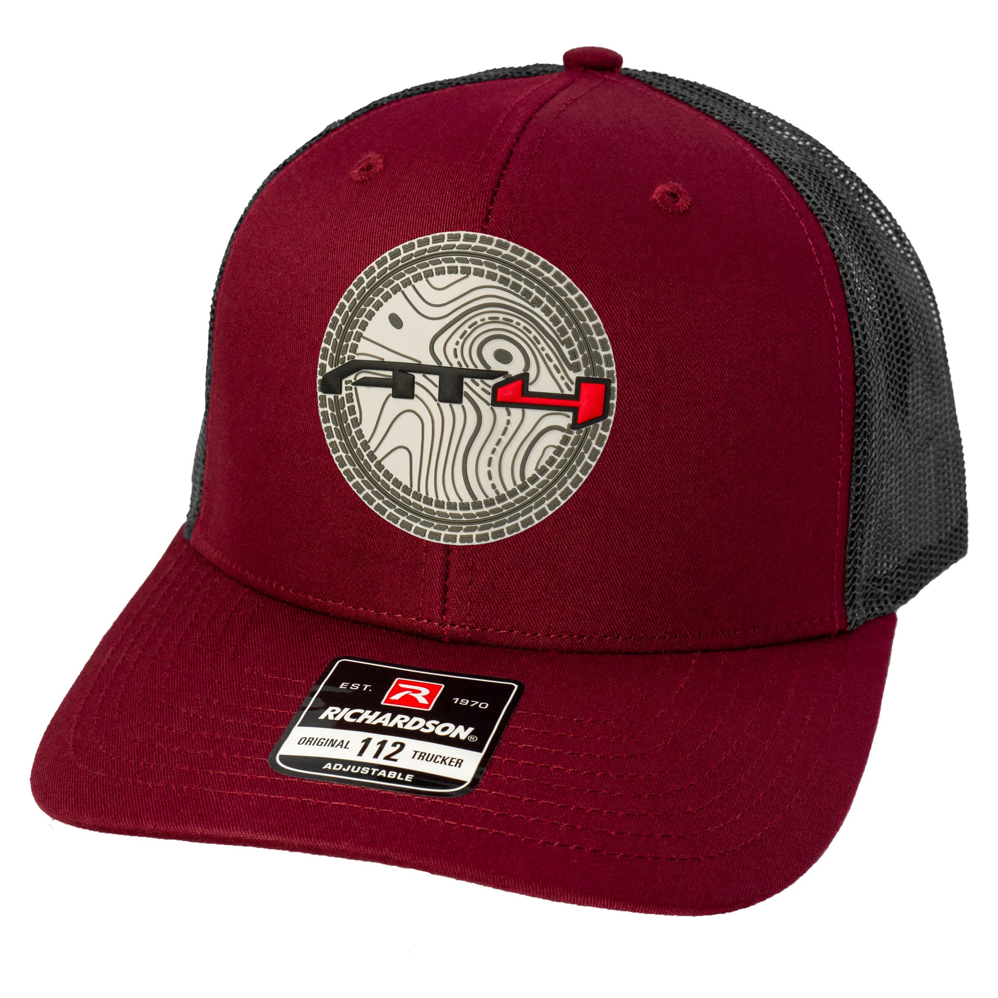 AT4 3D Snapback Trucker Hat- Cardinal/ Black - Ten Gallon Hat Co.
