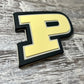 Purdue Boilermakers 3D Snapback Trucker Hat- White - Ten Gallon Hat Co.