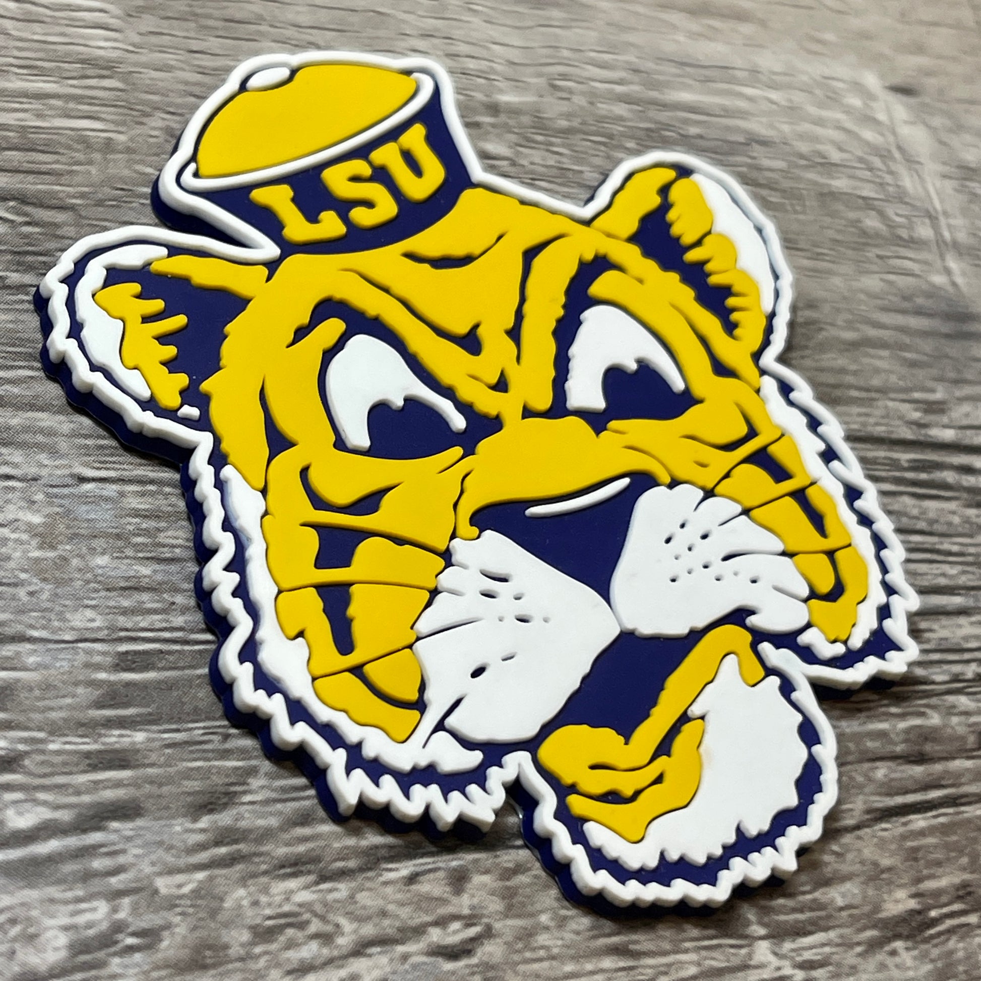 LSU Sailor Mike 3D Classic Rope Hat- White/ Black - Ten Gallon Hat Co.