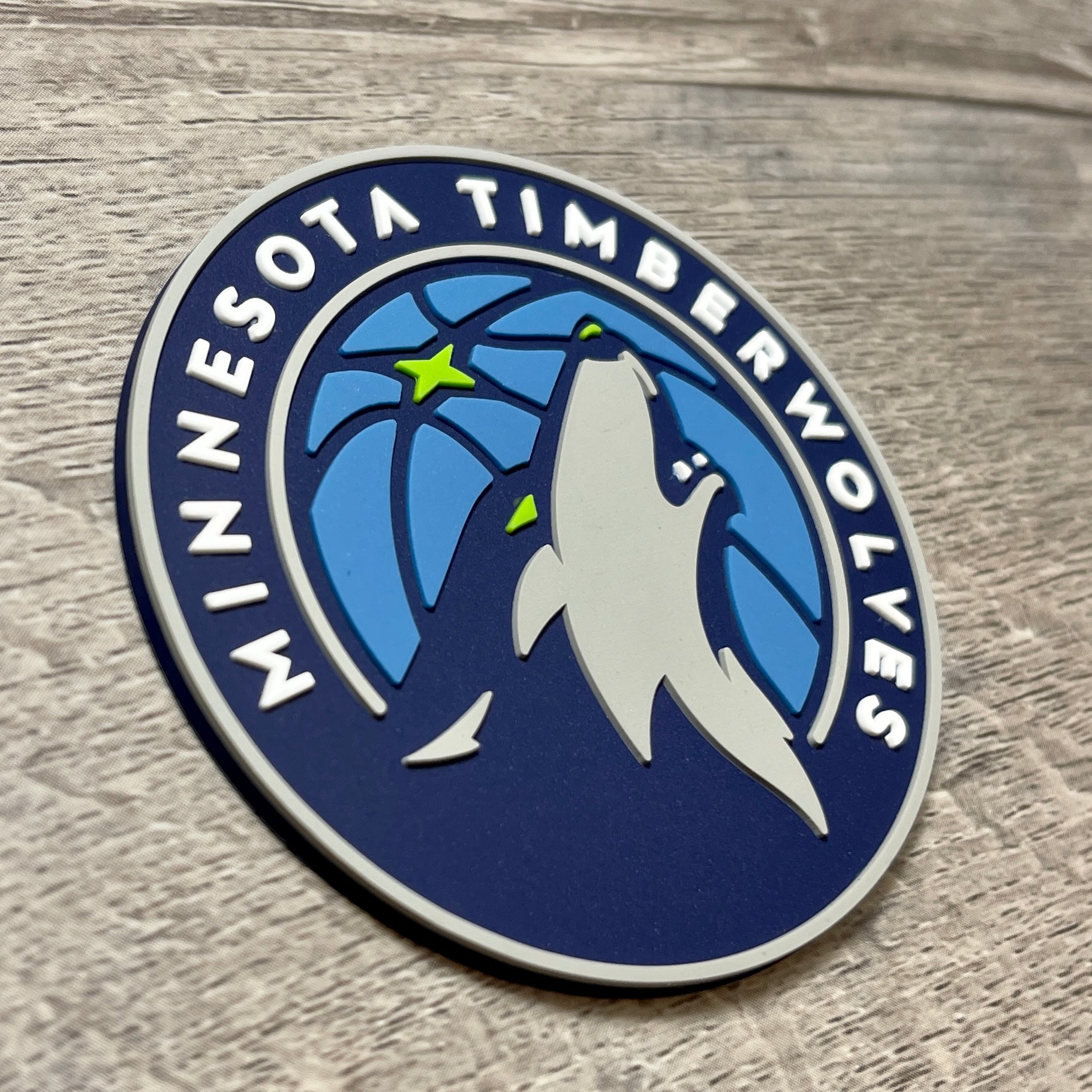 Minnesota Timberwolves 3D Wool Blend Flat Bill Hat- Navy/ White - Ten Gallon Hat Co.