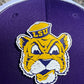 LSU Sailor Mike Classic 3D Snapback Trucker Hat- Purple/ White - Ten Gallon Hat Co.