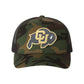 Colorado Buffaloes 3D YP Snapback Trucker Hat- Army Camo/ Black - Ten Gallon Hat Co.