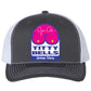 Titty Bells 3D PVC Patch Hat- Charcoal/ White - Ten Gallon Hat Co.
