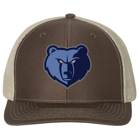 Memphis Grizzlies 3D YP Snapback Trucker Hat- Brown/ Khaki - Ten Gallon Hat Co.
