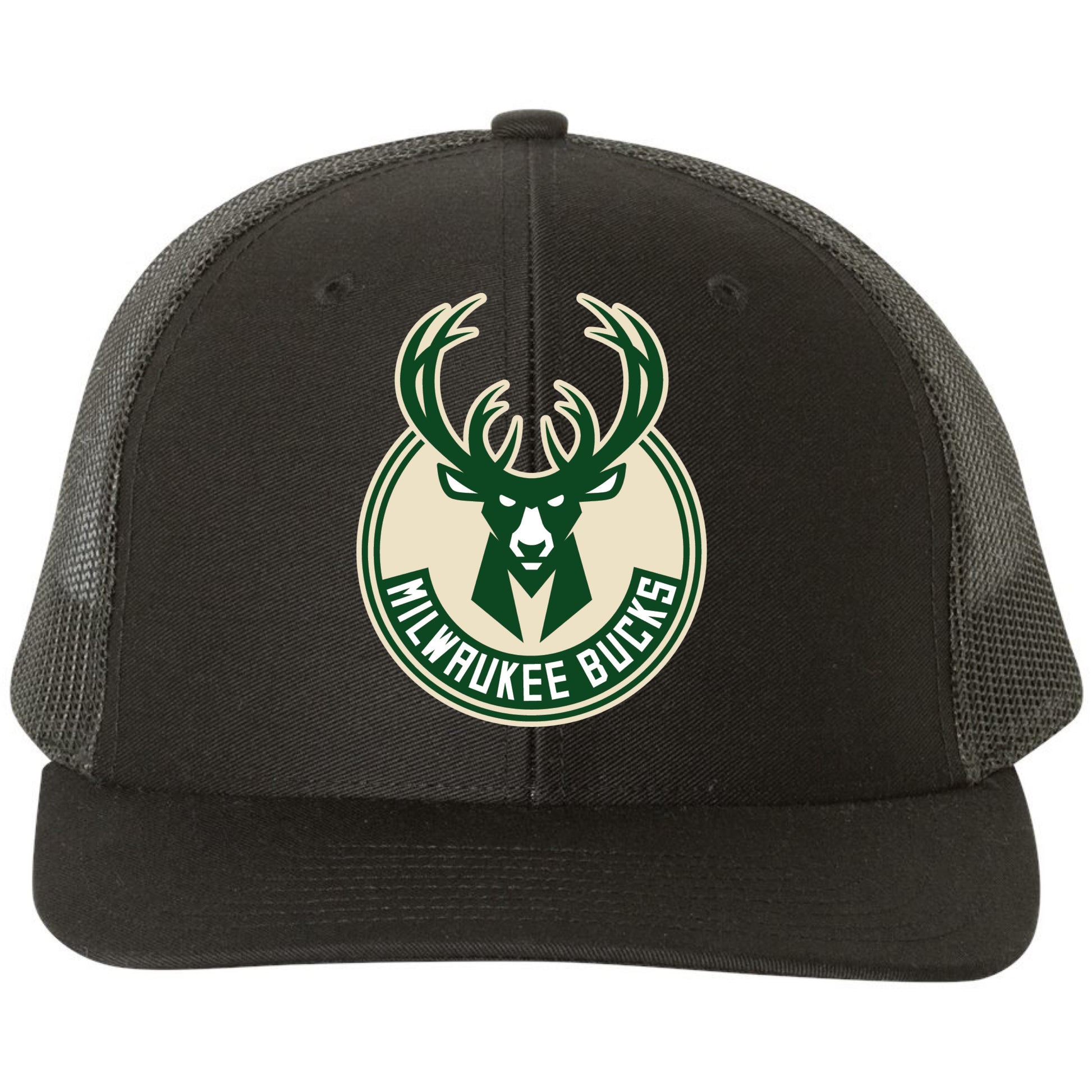 Milwaukee Bucks 3D YP Snapback Trucker Hat- Black - Ten Gallon Hat Co.