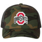 Ohio State Buckeyes 3D YP Snapback Trucker Hat- Army Camo/ Black - Ten Gallon Hat Co.