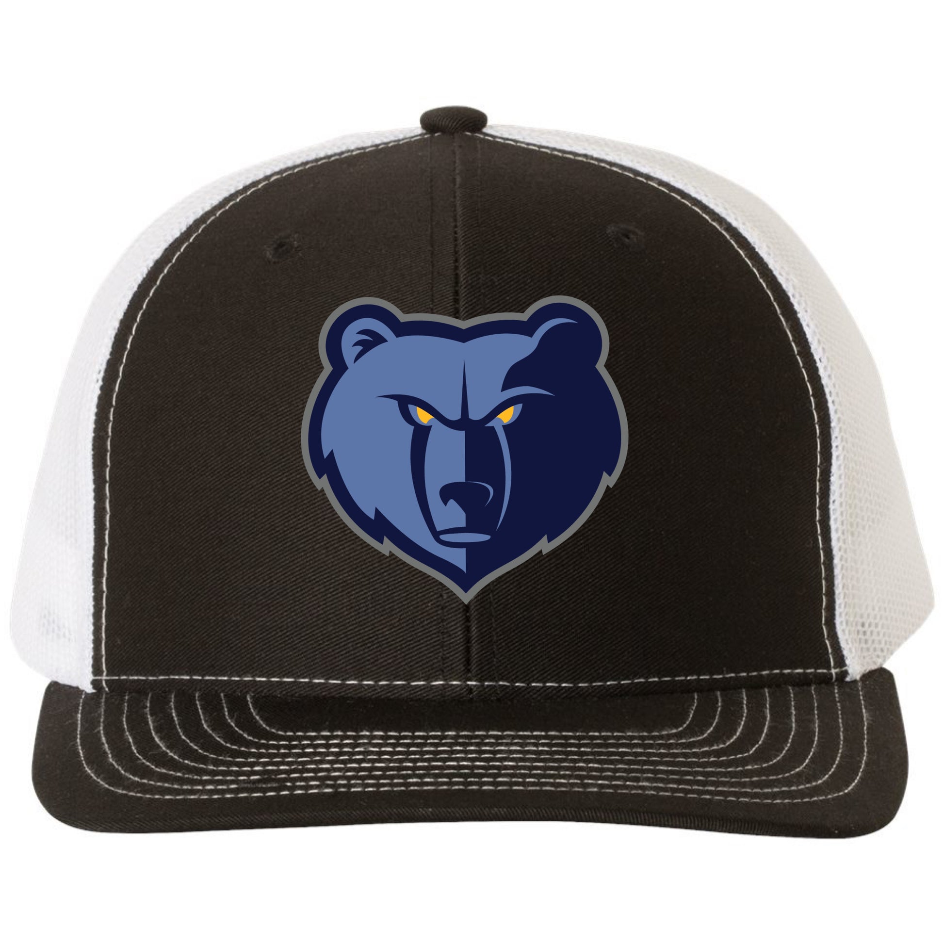 Memphis Grizzlies 3D Classic YP Snapback Trucker Hat- Black/ White - Ten Gallon Hat Co.