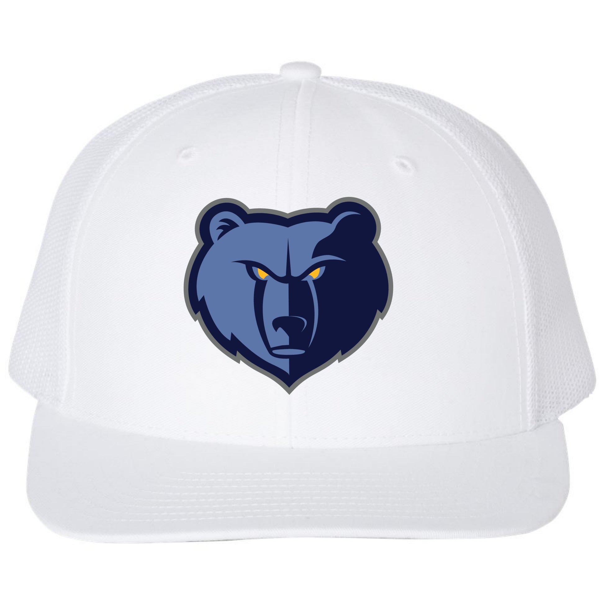 Memphis Grizzlies 3D YP Snapback Trucker Hat- White - Ten Gallon Hat Co.