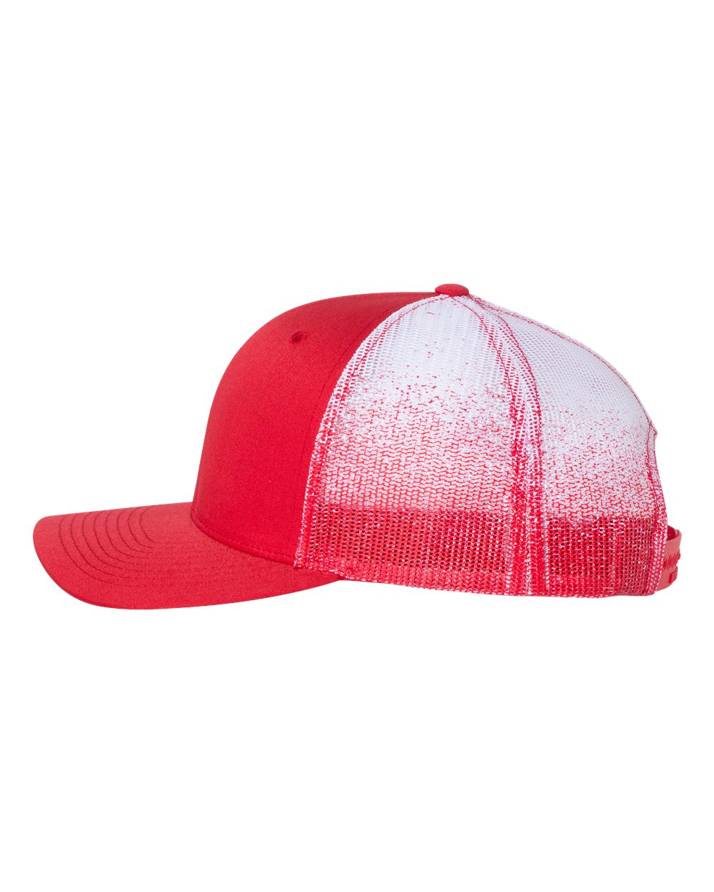 Chicago Bulls 3D Patterned Mesh Snapback Trucker Hat- Red/ Red to White Fade - Ten Gallon Hat Co.