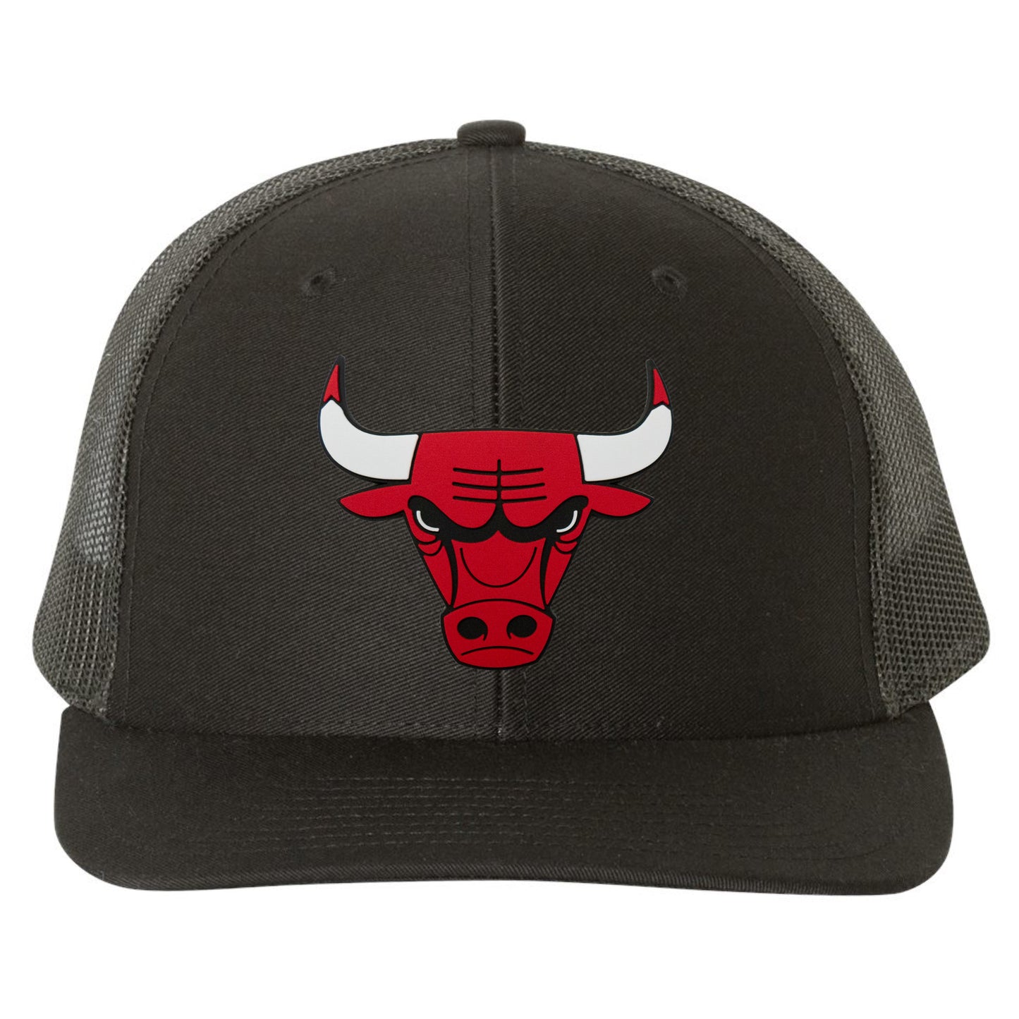 Chicago Bulls 3D Snapback Trucker Hat- Black - Ten Gallon Hat Co.