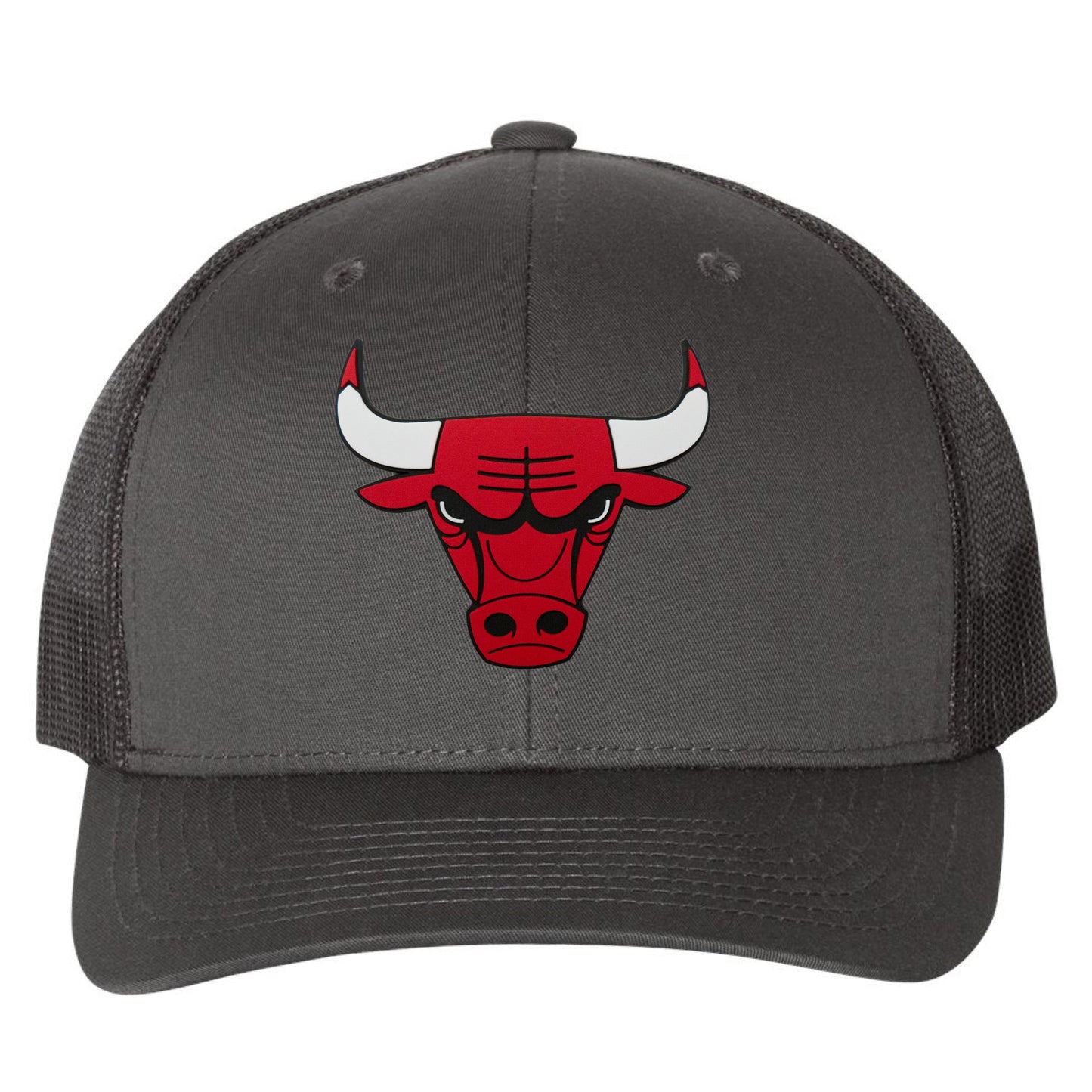 Chicago Bulls 3D YP Snapback Trucker Hat- Charcoal - Ten Gallon Hat Co.