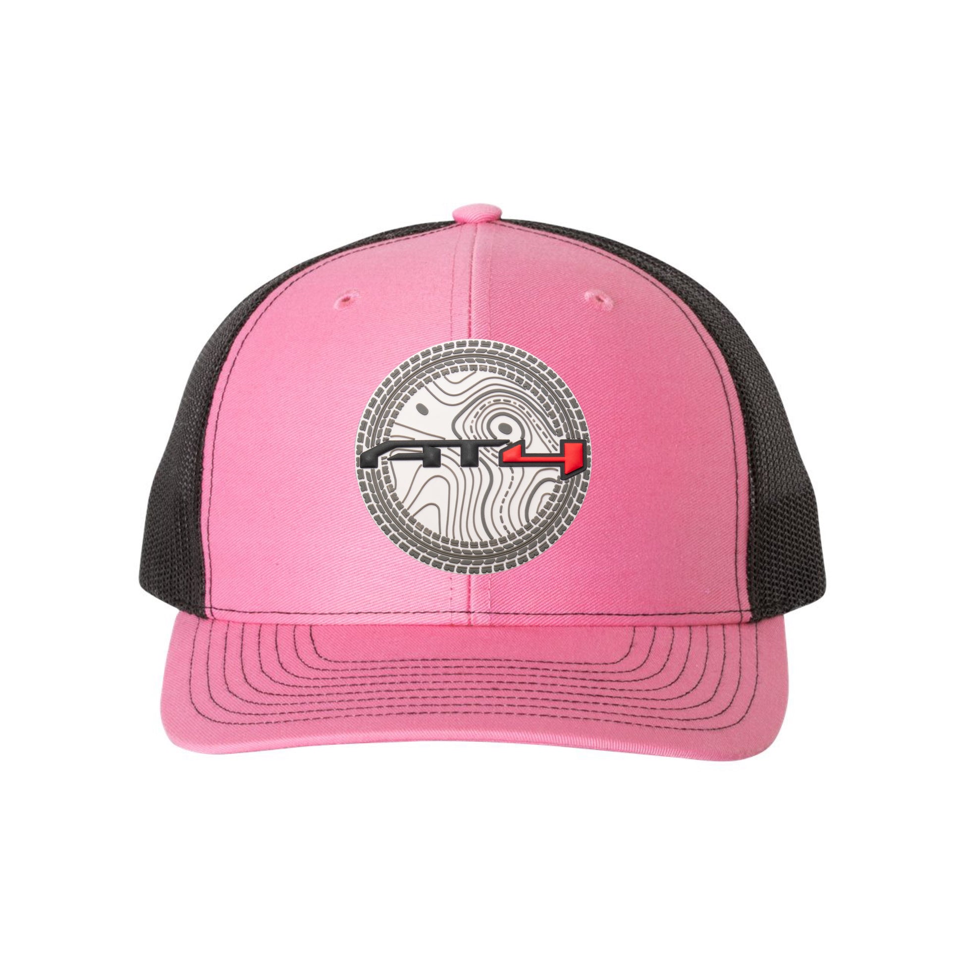 AT4 3D Snapback Trucker Hat- Hot Pink/ Black - Ten Gallon Hat Co.