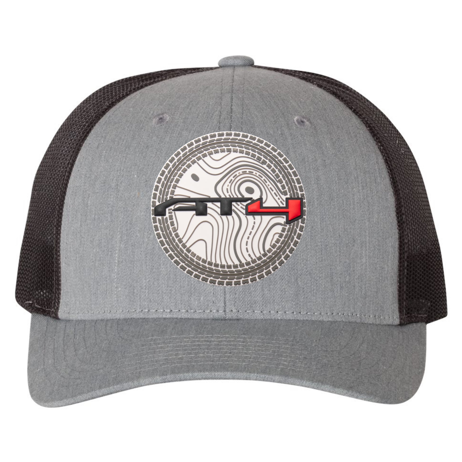 AT4 3D Snapback Trucker Hat- Heather Grey/ Dark Charcoal - Ten Gallon Hat Co.