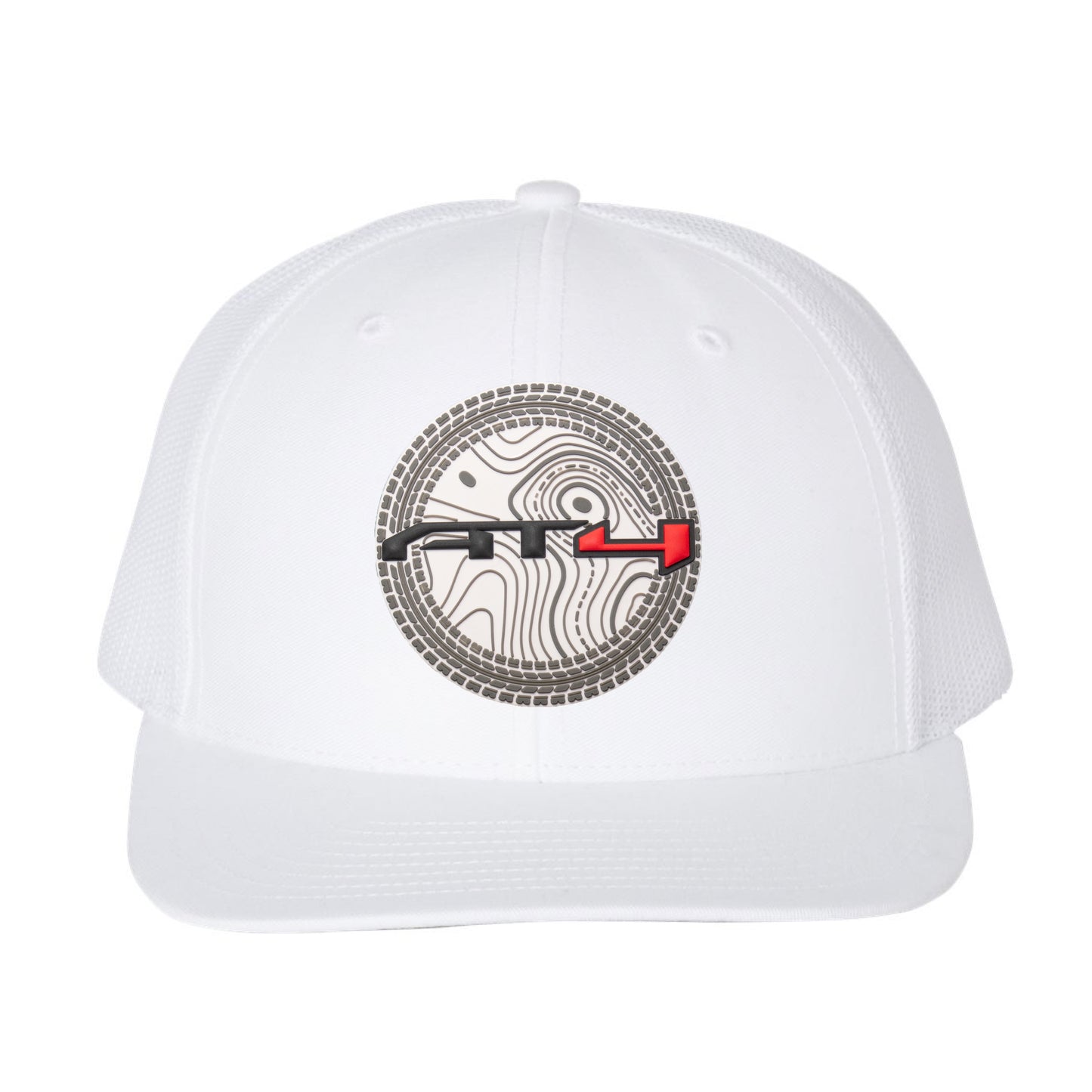 AT4 3D YP Snapback Trucker Hat- White - Ten Gallon Hat Co.