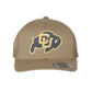 Colorado Buffaloes 3D YP Snapback Trucker Hat- Khaki - Ten Gallon Hat Co.